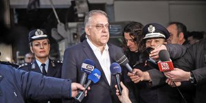 Επίσκεψη του Τάκη Θεοδωρικάκου στο Α.Τ. Ομονοίας