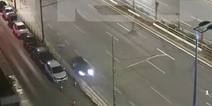 βίντεο από τροχαίο συγγρού