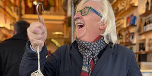 Άνδρας αλλαντικά Botegga di Rino delicatessen