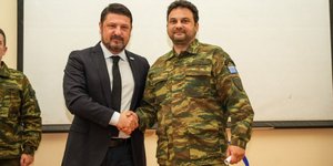 Ο ΥΦΕΘΑ Νικόλαος Χαρδαλιάς σε εκδήλωση της Λέσχης Εφέδρων Ενόπλων Δυνάμεων Αττικής