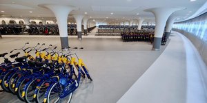 Πάρκινγκ ποδηλάτων στην Ολλανδία