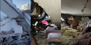 Συγκλονιστικά βίντεο από τη δράση των ανδρών της ΕΜΑΚ στα χαλάσματα που προκάλεσαν οι φονικοί σεισμοί στην Τουρκία