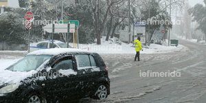 Χιόνια στον Άγιο Στέφανο