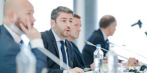 O Ν. Ανδρουλάκης στην Προσύνοδο των ηγετών του Ευρωπαϊκού Σοσιαλιστικού Κόμματος (PES)/ Φωτογραφία PES Communication/INTIME NEWS