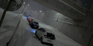 Χιόνια στην Αττική Οδό