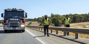 Στιγμιότυπο από τις έρευνες για τον εντοπισμό της μικροσκοπικής ραδιενεργής κάψουλας στην Αυστραλία 