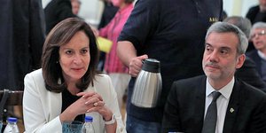 Η Άννα Διαμαντοπούλου και ο δήμαρχος Θεσσαλονίκης Κωνσταντίνος Ζέρβας