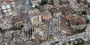 Τα ερείπια του σεισμού στην Τουρκία