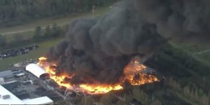 Σοκαριστικές εικόνες από τη φωτιά σε φυτώριο της Φλόριντα 