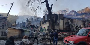 Γιάννενα -Βωβούσα: Κάηκαν δύο σπίτια και ένα εργοστάσιο ξυλείας