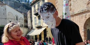 Γιαουρτομαχία στο κυνήγι του χαμένου θησαυρού στο Ναύπλιο