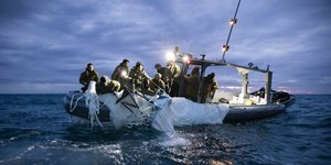 Από την επιχείρηση ανάκτησης των συντριμμιών του κινεζικού μπαλονιούυ στις ΗΠΑ / Φωτογραφία AP
