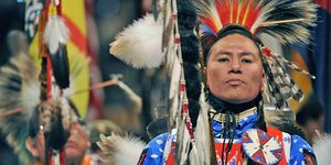 Ο ηθοποιός Νέιθαν Τσέισινγκ Χορς από την ταινία «Χορεύοντας με τους Λύκους»