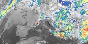 Meteo: Οι αέριες μάζες που θα προκαλέσουν την κακοκαιρία Μπάρμπαρα από το δορυφόρο