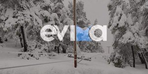 Καλώδια χιόνια Εύβοια