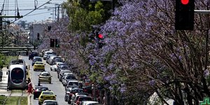  Κίνηση σε δρόμο της Αθήνας 