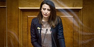 Η βουλευτής του ΣΥΡΙΖΑ, Νίνα Κασιμάτη