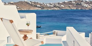 Βεράντα Αιγαίο Μύκονος Katikies Mykonos