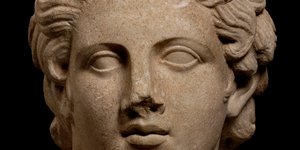 κεφαλή του Μέγα Αλέξανδρου από το μουσείο της Θάσου