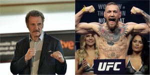 Λίαμ Νίσον (αριστερά) και Κόνορ ΜακΓκρέγκορ (δεξιά)