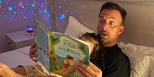 O Γιώργος Λιανός με την κόρη του