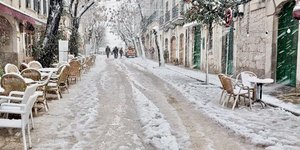 Χιονιάς χτύπησε στη Μαγιόρκα της Ισπανίας