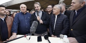 Στη Λάρισα ο Κυριάκος Μητσοτάκης/ Φωτογραφία: ΓτΠ, Παπαμήτσος Δημήτρης, INTIME