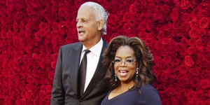 Oprah Winfrey και Stedman Graham στο κόκκινο χαλί