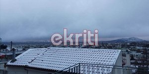 Xιόνια στο Οροπέδιο Λασιθίου
