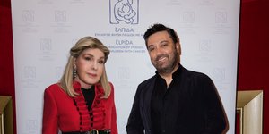 Μαριάννα Β. Βαρδινογιάννη, Γιώργος Θεοφάνους σε μια βραδιά για την Ελπίδα