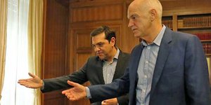 Αλέξης Τσίπρας, Γιώργος Παπανδρέου