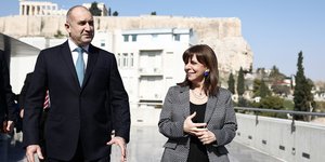 Ρούμεν Ράντεφ και Κατερίνα Σακελλαροπούλου