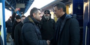 Αφιξη Σάντσεθ στο Κίεβο