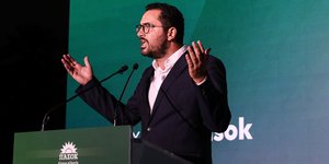 Ο γραμματέας της Κ.Ε. του ΠΑΣΟΚ, Ανδρέας Σπυρόπουλος