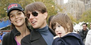 Katie Holmes, Tom Cruise και η μικρή Suri το 2007