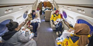 Τουρκία: 16 βρέφη από τις πληγείσες περιοχές μεταφέρθηκαν στην Άγκυρα με το προεδρικό αεροσκάφος