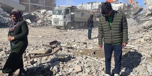 Σταματούν οι έρευνες για την ανεύρεση επιζώντων από τον σεισμό, εκτός από δύο περιοχές στην Τουρκία/ Φωτογραφία AP