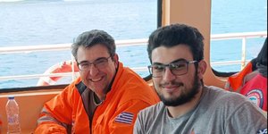 Ο Μπάμπης και ο Γιώργος Ασλανίδης