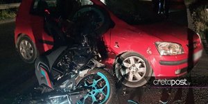 Κρήτη: Τροχαίο στην περιοχή των Μαλάδων