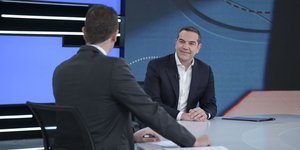 O Αλέξης Τσίπρας στο δελτίο ειδήσεων του Alpha