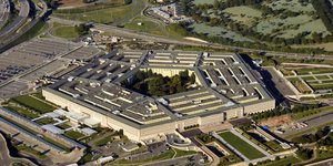 Πανοραμική άποψη του Πενταγώνου στις ΗΠΑ 