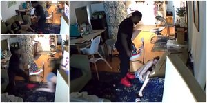 Επαγγελματία αθλητής χττύπησε και και πέταξε με δύναμη πάνω σε οθόνη, την σύντροφό του, μπροστά στο παιδί τους