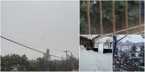 Χιονόπτωση στην Αττική