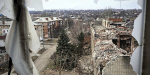 Ουκρανία: Η πόλη Μπαχμούτ στα ανατολικά της χώρας