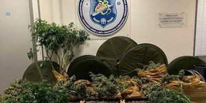 Τεράστιες ποσότητες κάνναβης κατασχέθηκαν στο εργαστήριο στου Ρέντη