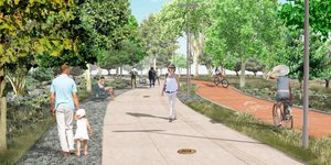 Η μακέτα για τον περίπατο στο Ελληνικό