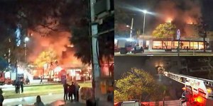 Πύρινη κόλαση στο εστιατόριο Cavaliere της Νέας Σμύρνης