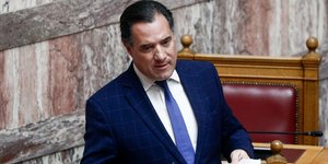 Ο Άδωνις Γεωργιάδης στη Βουλή