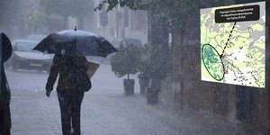 βροχή στην αθήνα