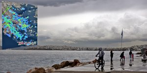 κακοκαιρία στην αθήνα